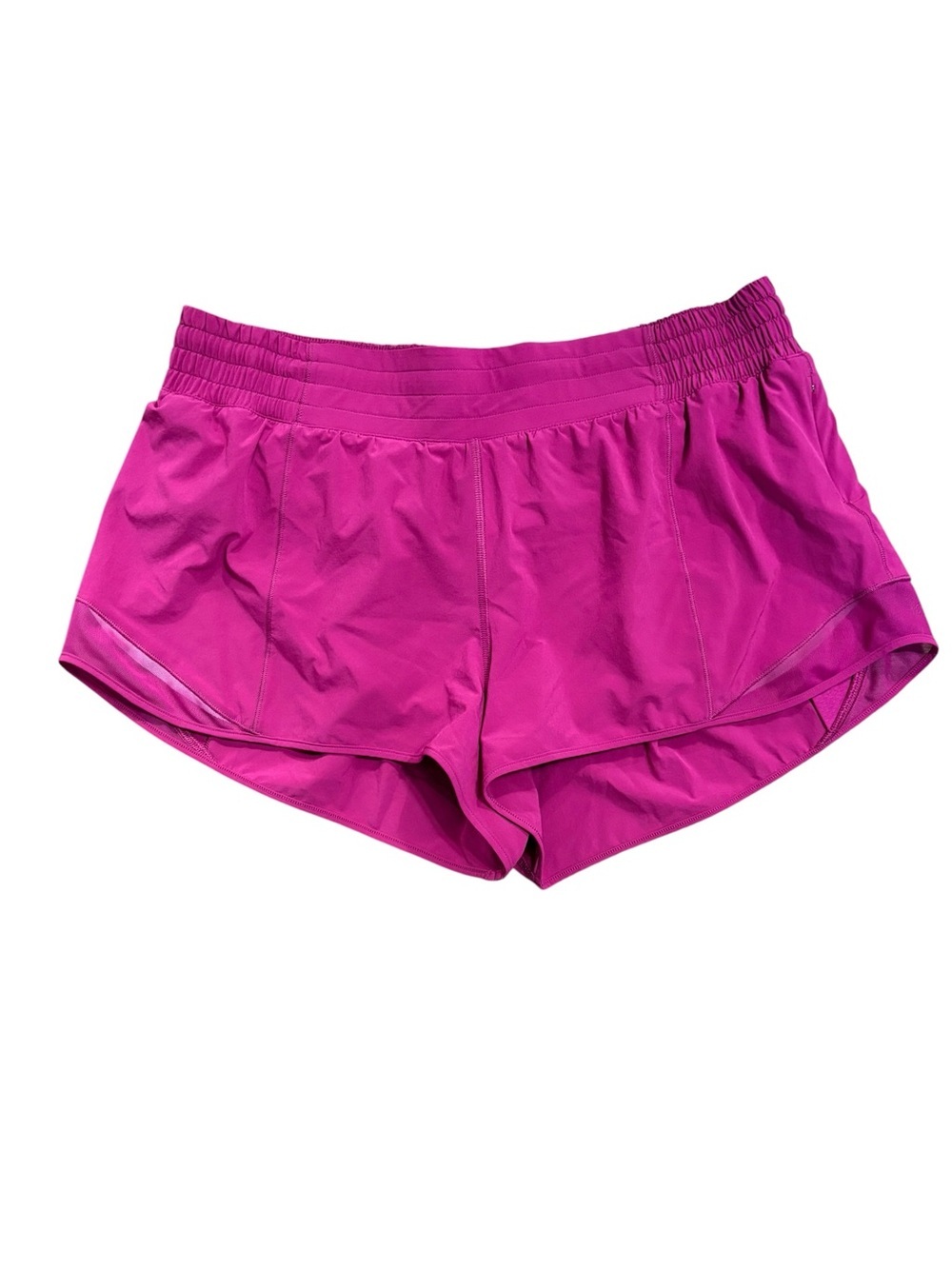 Lululemon Hotty Hot High Rise Lined 2.5" Shorts Ripened Raspberry Pink Size 14